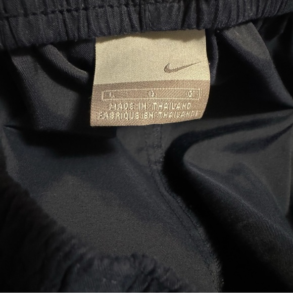 Nike Vintage 1990s/y2k Nike Cargo Track Pants Navy Blue & White Size Large - Picture 4 of 5